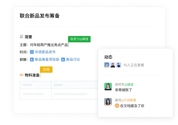 文档协作